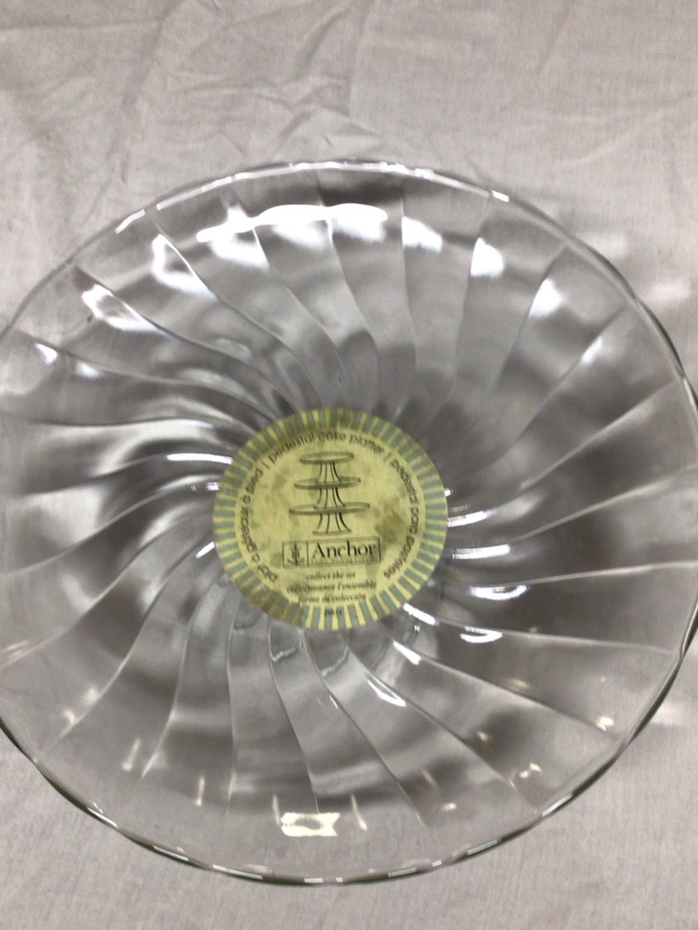 Anchor Cake Pedestal Platter